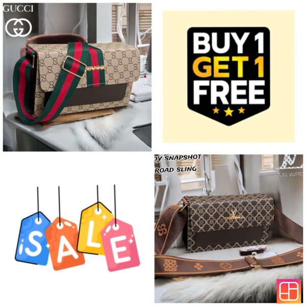 BOGO Luxury Sling Combo – Gucci & Louis Vuitton Inspired