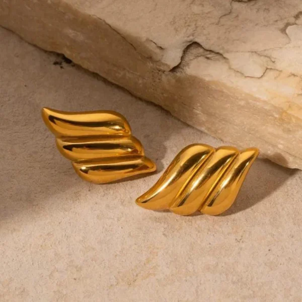 Chunky Gold Anti Tranish Earings
