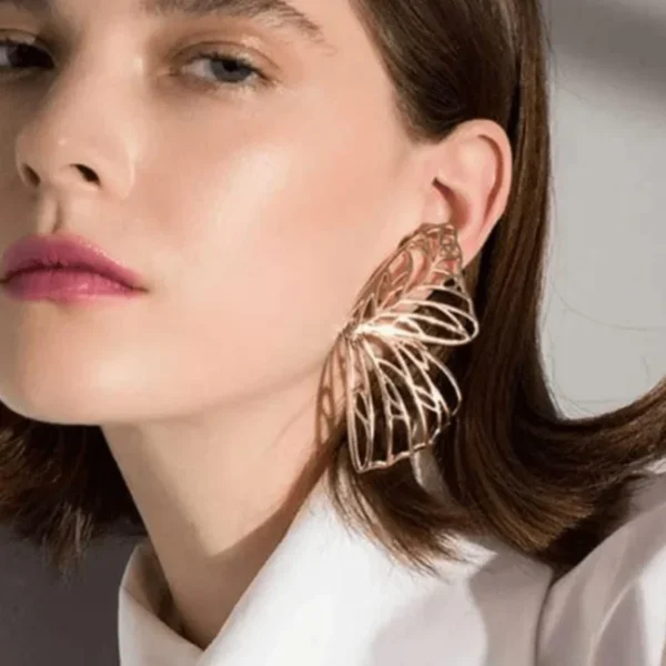 Big Butterfly Wing Earings