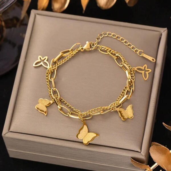 All Butterfly Anti Tarnish Bracelet